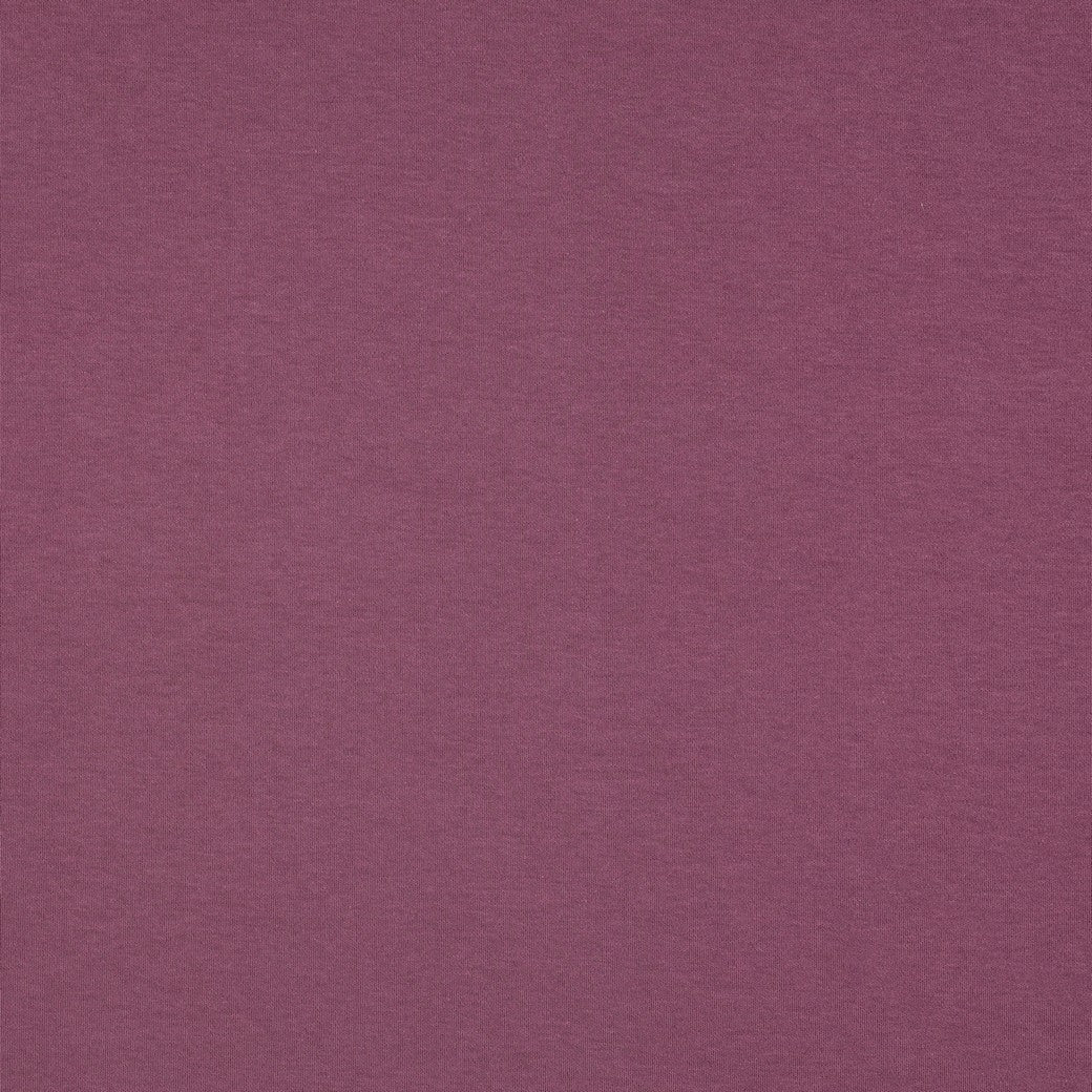 Baumwoll Jersey Interlock Bio mauve