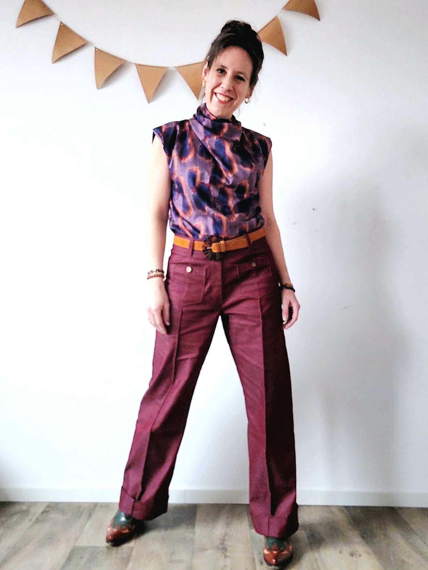 Jeans leicht dehnbar camel