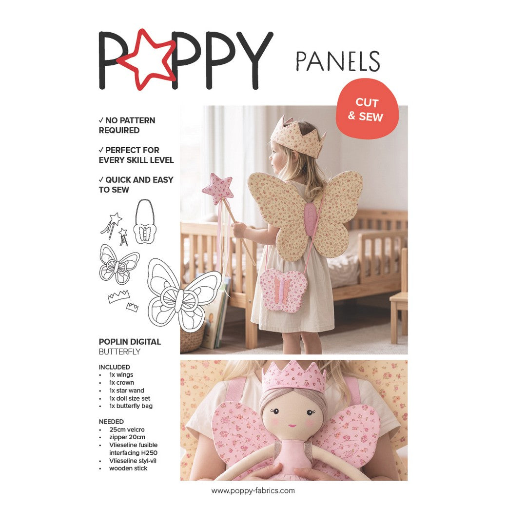 Canvas digital Panel DIY Verkleidung Fee Schmetterling