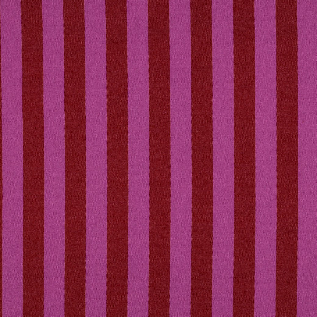 Baumwolle Streifen garngefärbt rot fuchsia