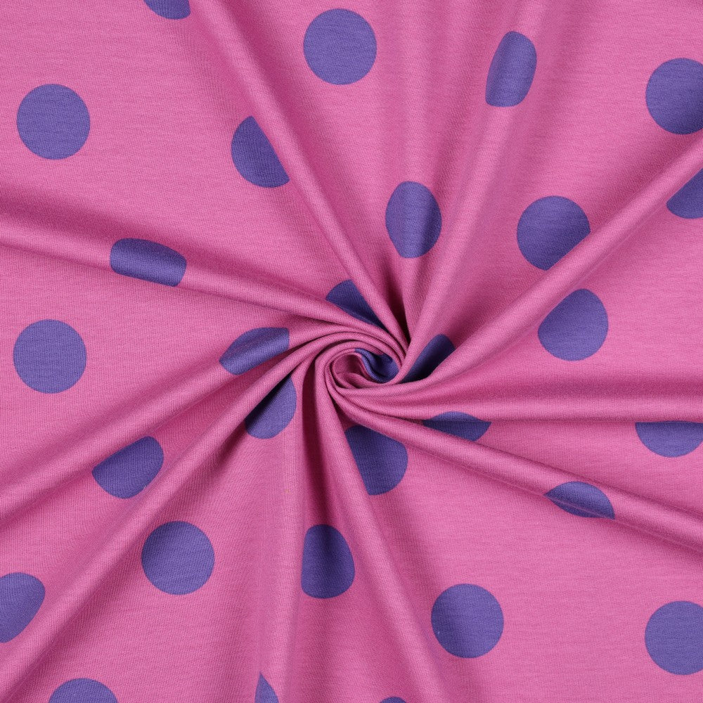 Sweat Big Dots fuchsia lila