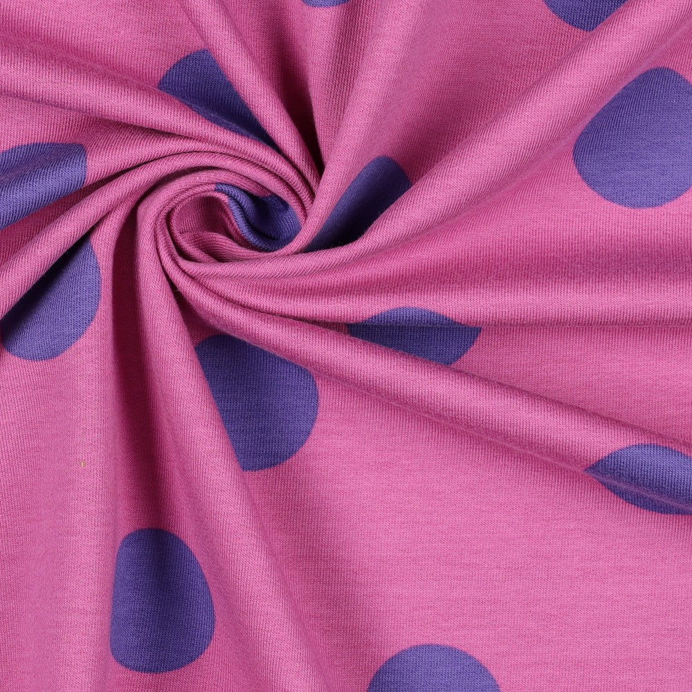 Sweat Big Dots fuchsia lila