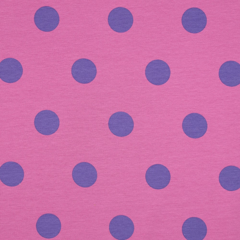 Sweat Big Dots fuchsia lila
