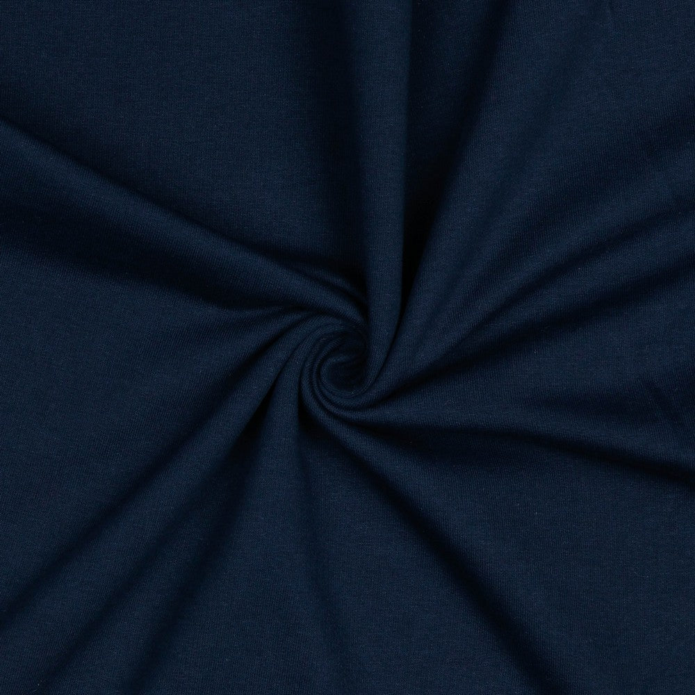 Sweat French Terry uni dunkelblau