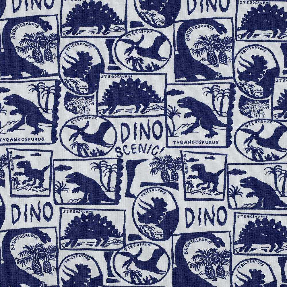 Jersey Dino Scenic cobalt