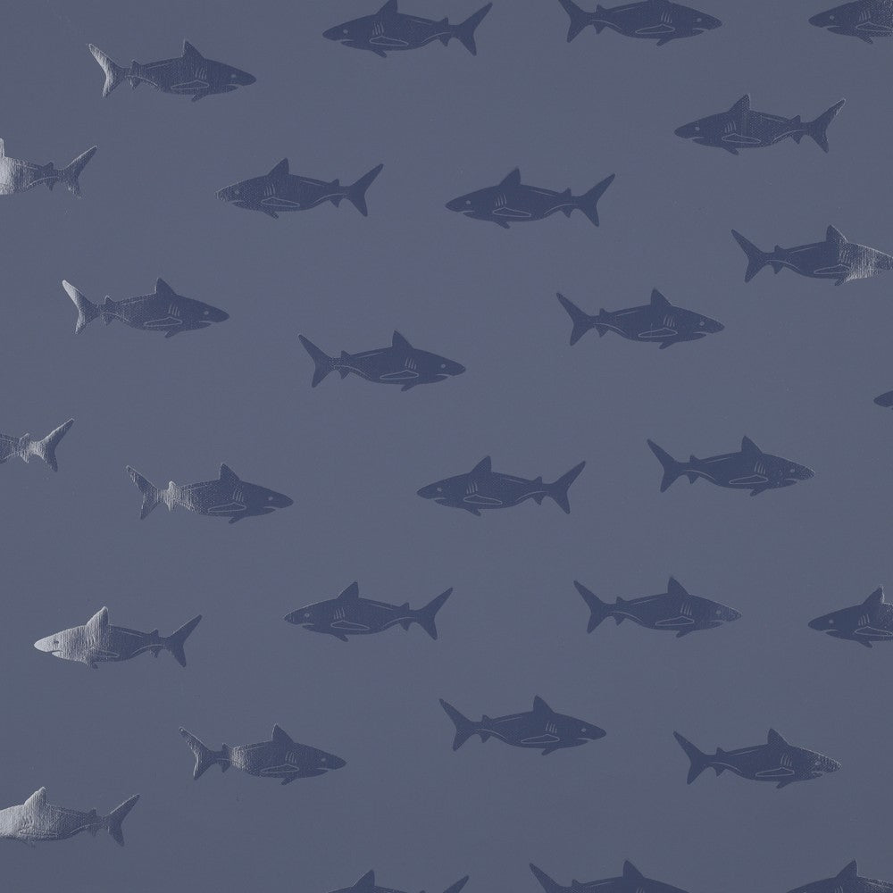 Regenjackenstoff Hai Shark navy