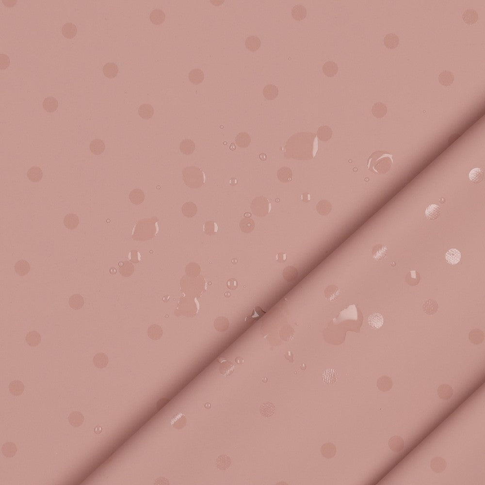 Regenjackenstoff Dots rosa