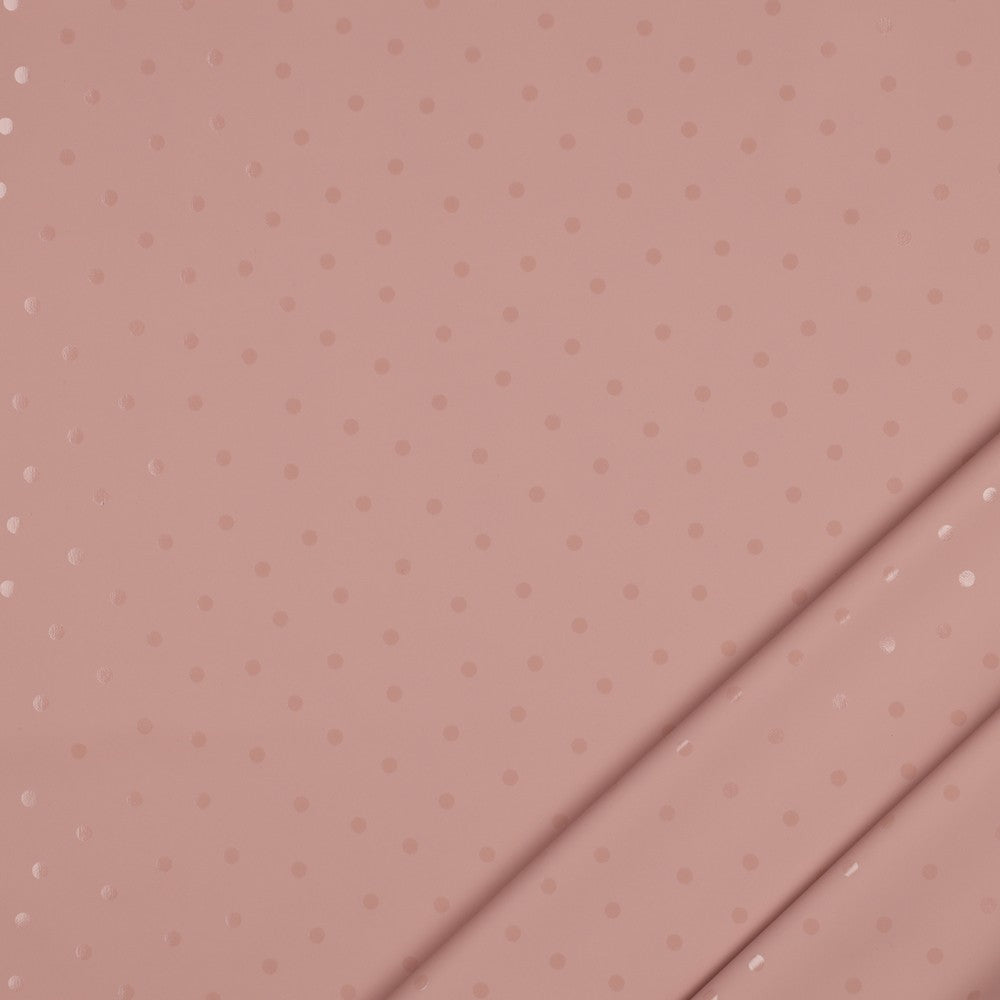 Regenjackenstoff Dots rosa