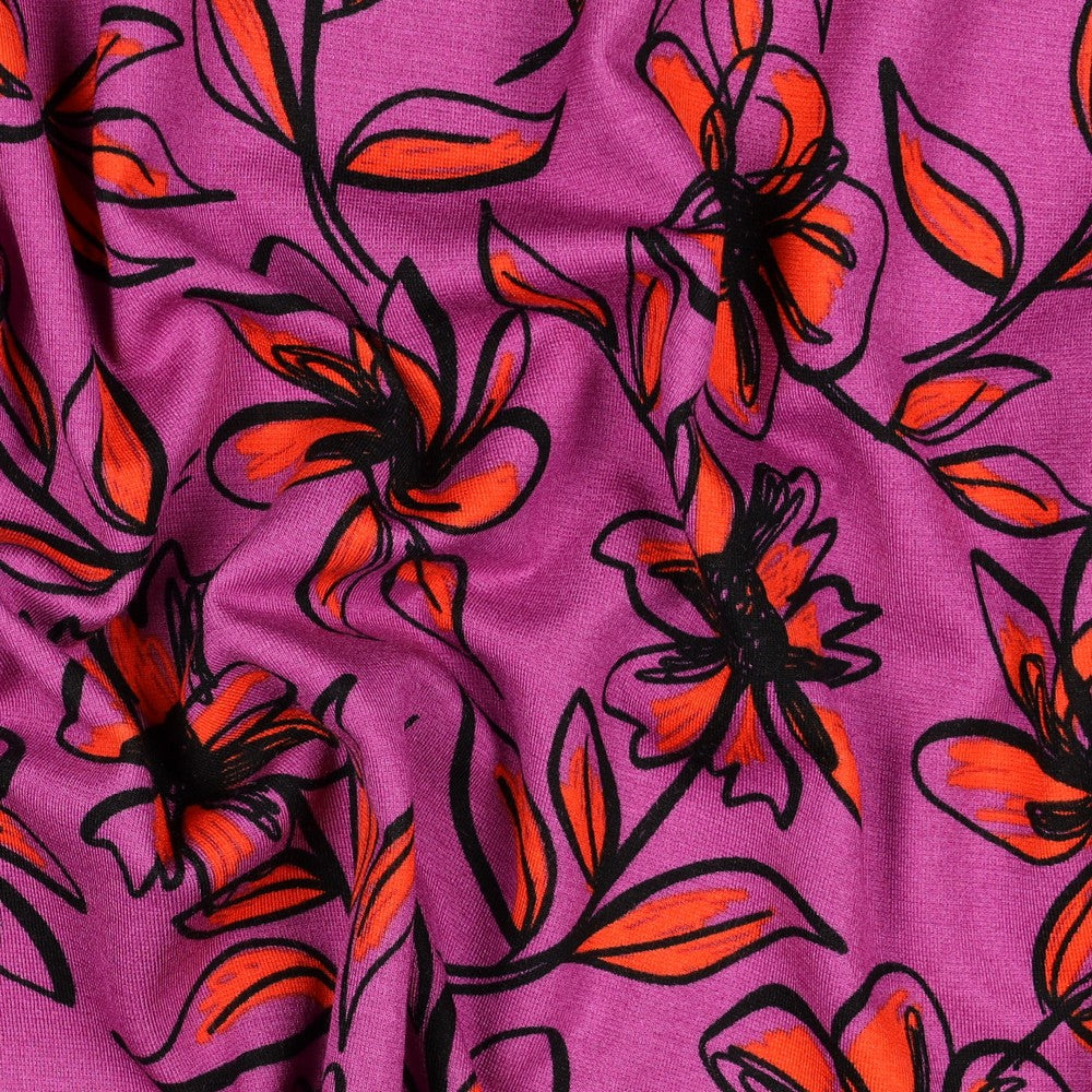 Punta di Roma Flowers pink 1m