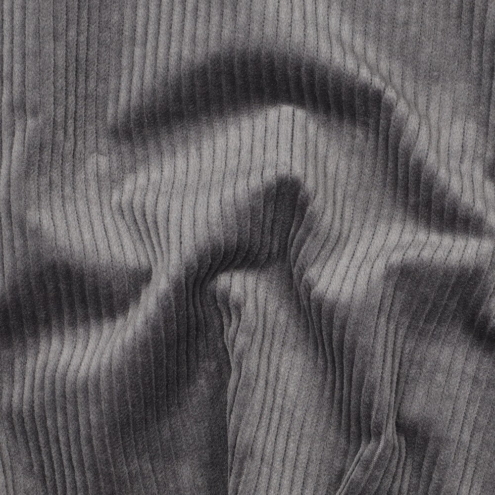 Cord washed stretch grau