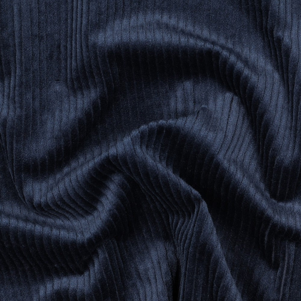 Cord washed stretch navy