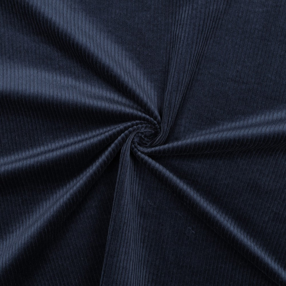 Cord washed stretch navy