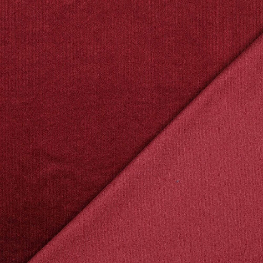 Cord washed stretch weinrot