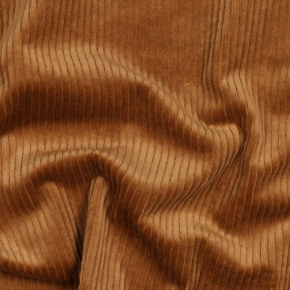 Cord washed stretch cognac