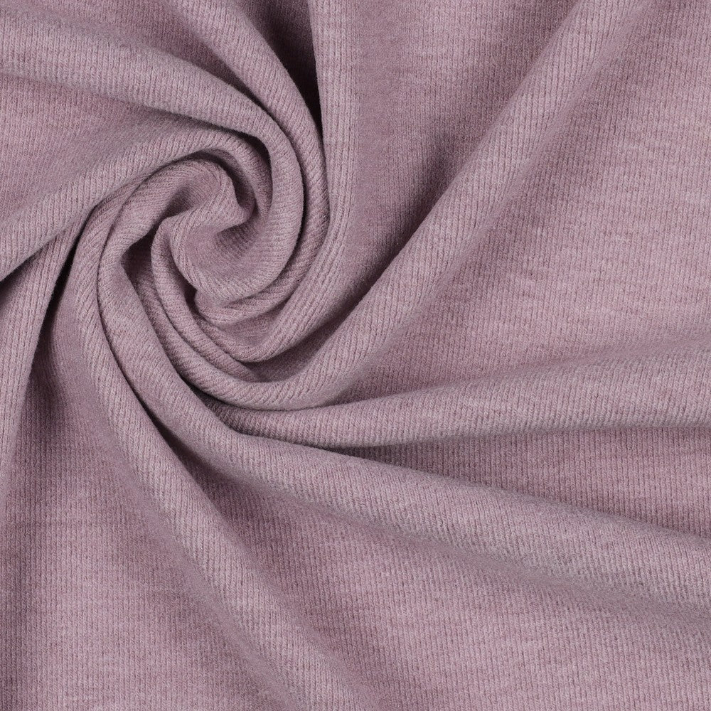 Jersey Viskose brushed Ripp lilac mauve