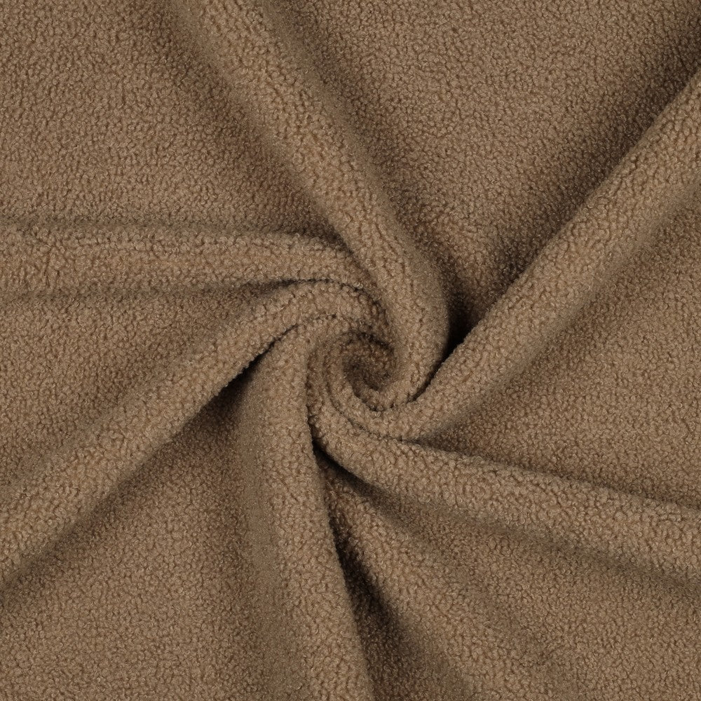 BALD ERHÄLTLICH - Teddystoff Fleece Double Sided sand