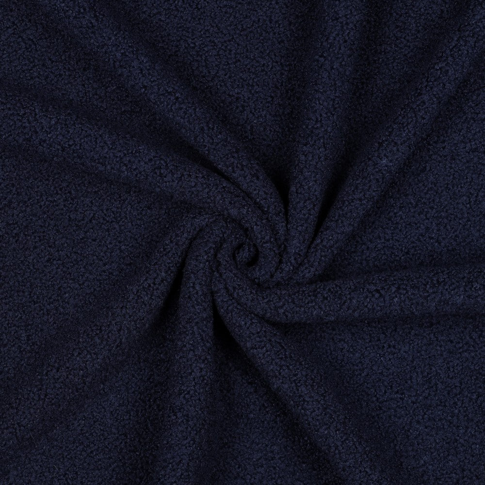 Teddystoff Fleece Double Sided dunkelblau