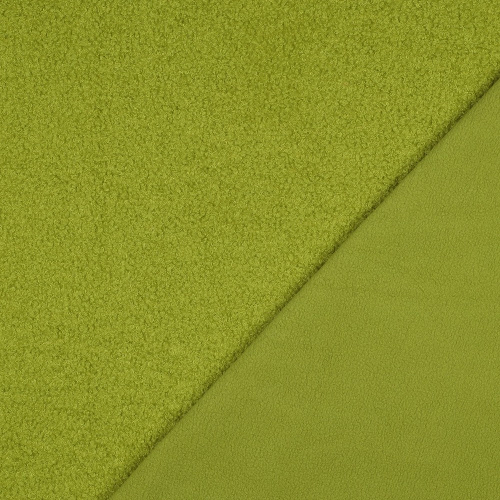 Teddystoff Fleece Double Sided old lime