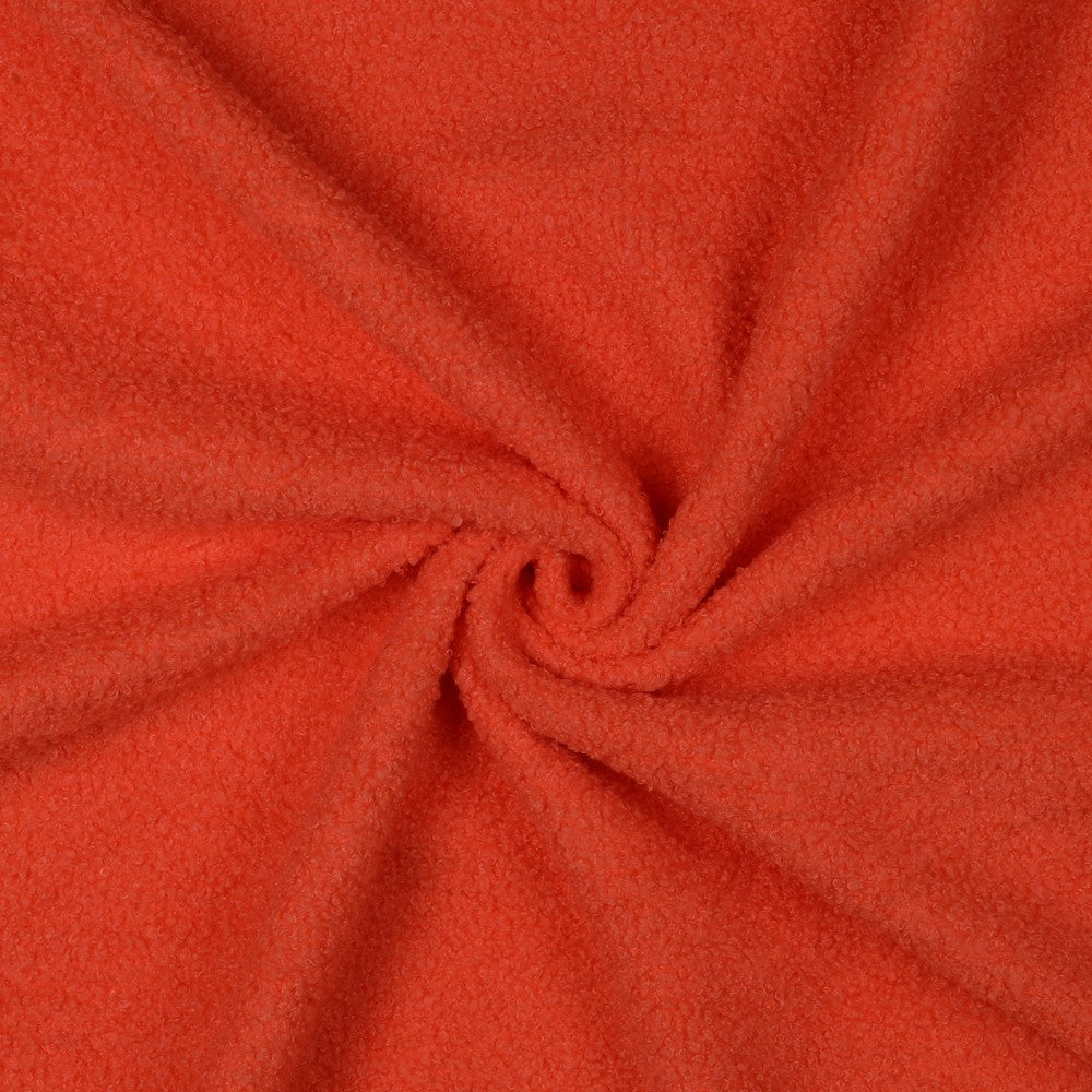 Teddystoff Fleece Double Sided sizilianische orange