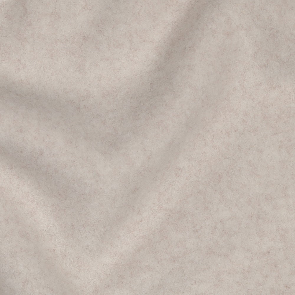 Baumwollfleece Bio beige meliert natural