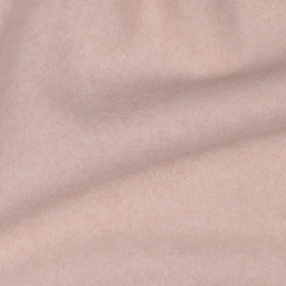 BALD ERHÄLTLICH - Baumwollfleece Bio rose meliert