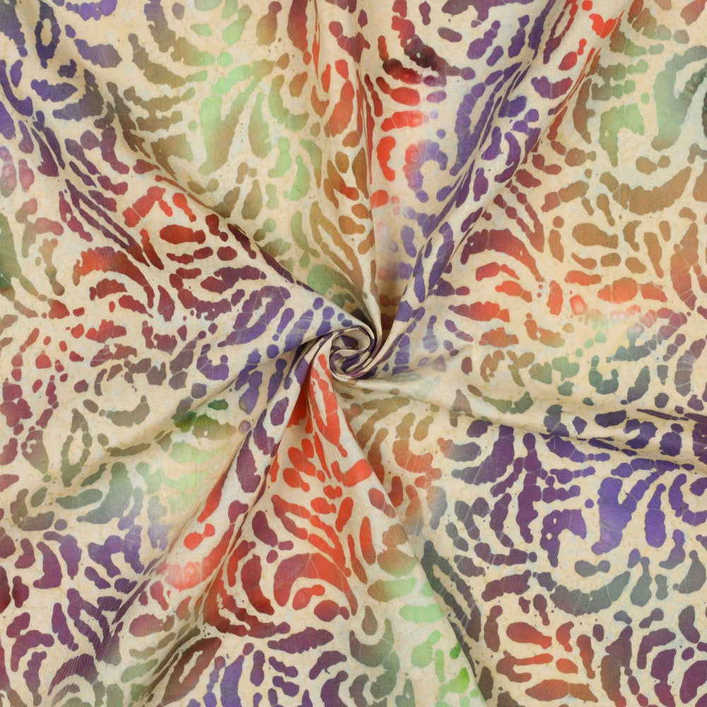 Viskose Unique Crafted Batik coral