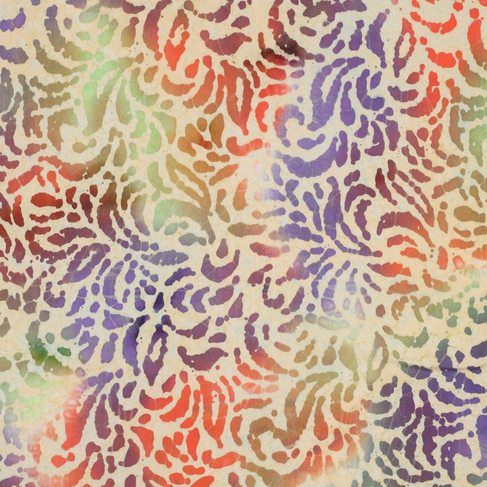 Viskose Unique Crafted Batik coral