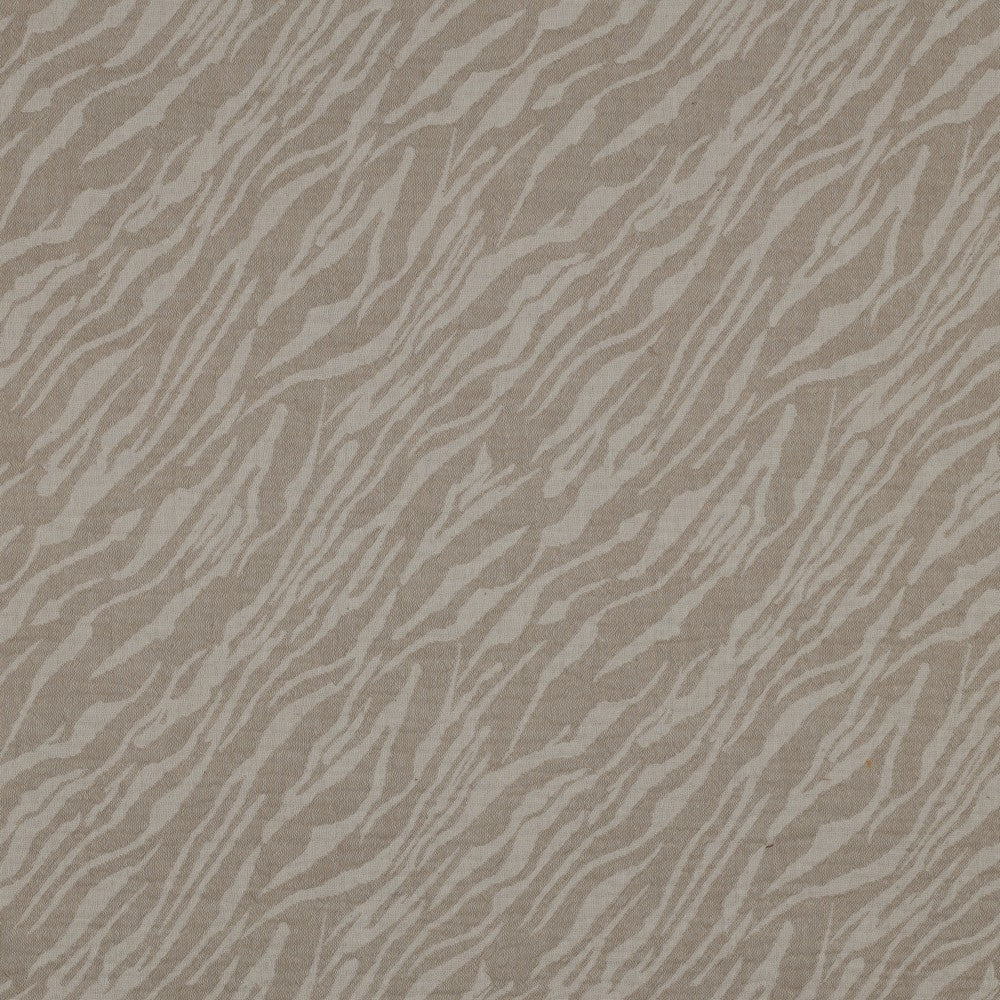 Double Gauze Jacquard Animal taupe