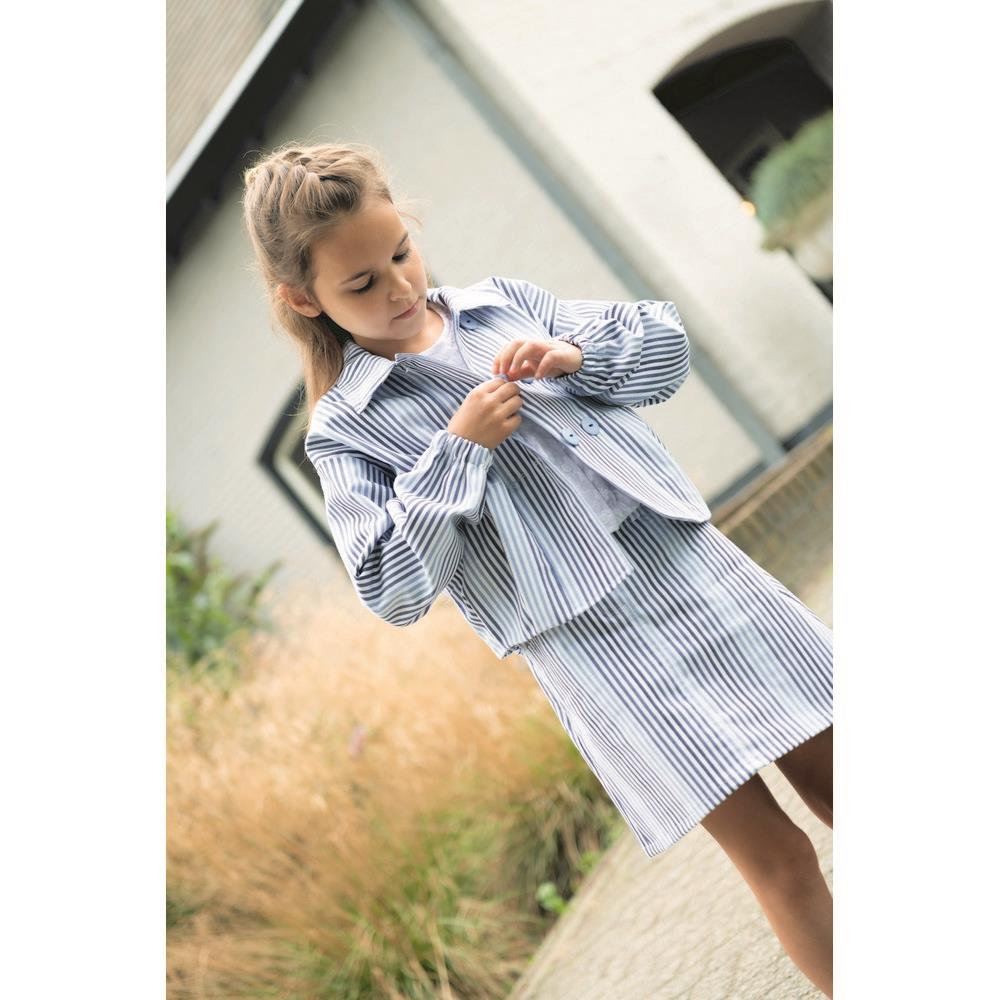 Jeans Streifen blau