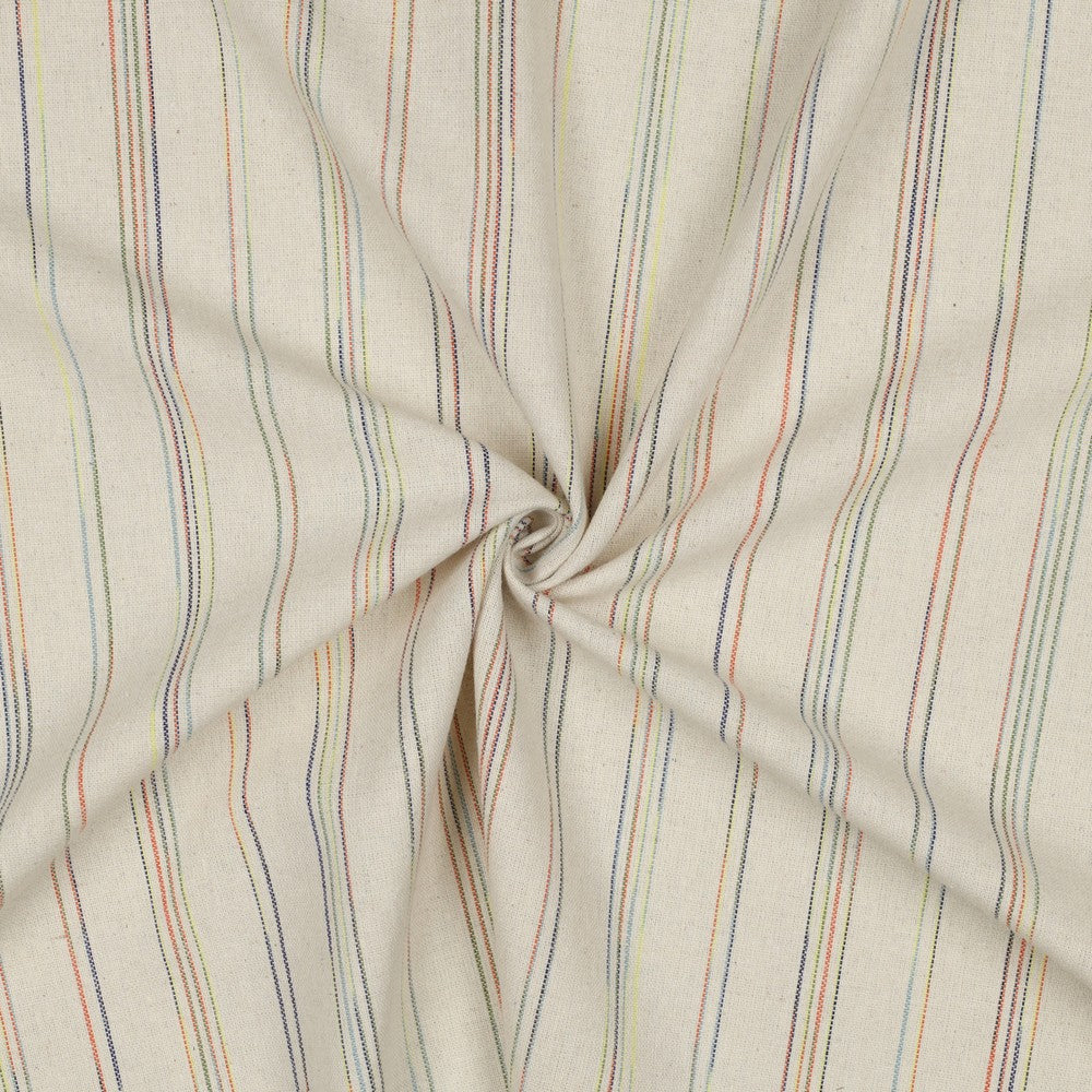 Leinen Viskose Streifen multicolour natural