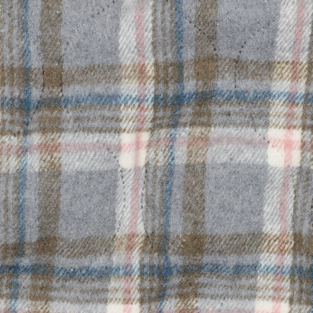 Stepper Flanell Checks grau rosa jeans