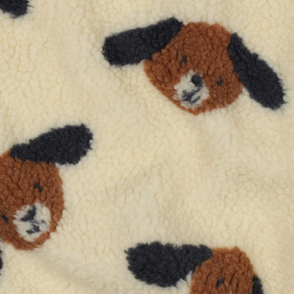 Teddystoff Jacquard Hunde Dogs natural