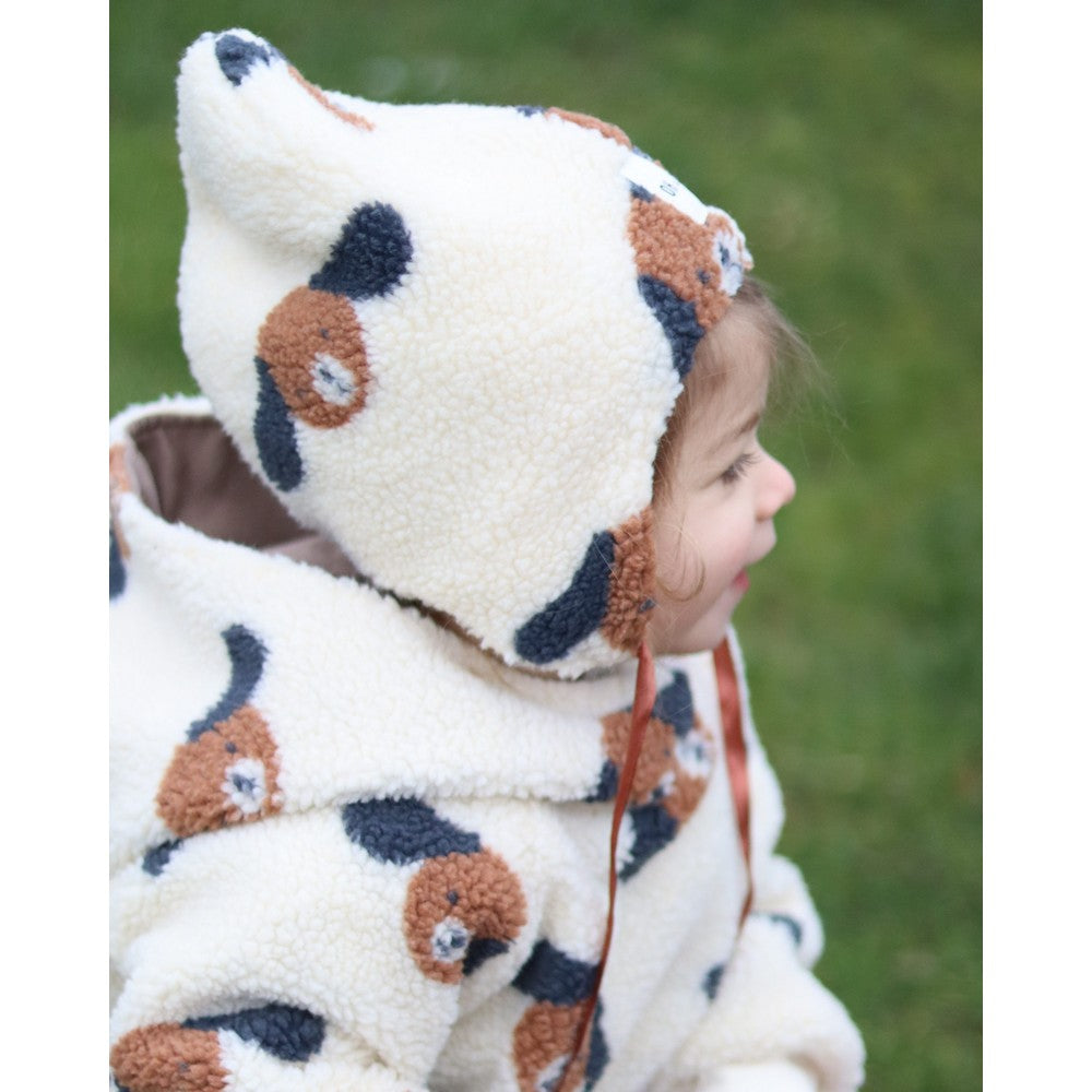 Teddystoff Jacquard Hunde Dogs natural