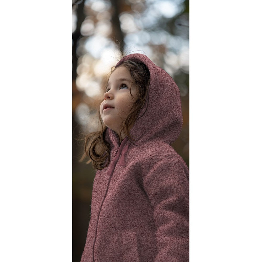 Teddystoff Hearts Herzen Mauve