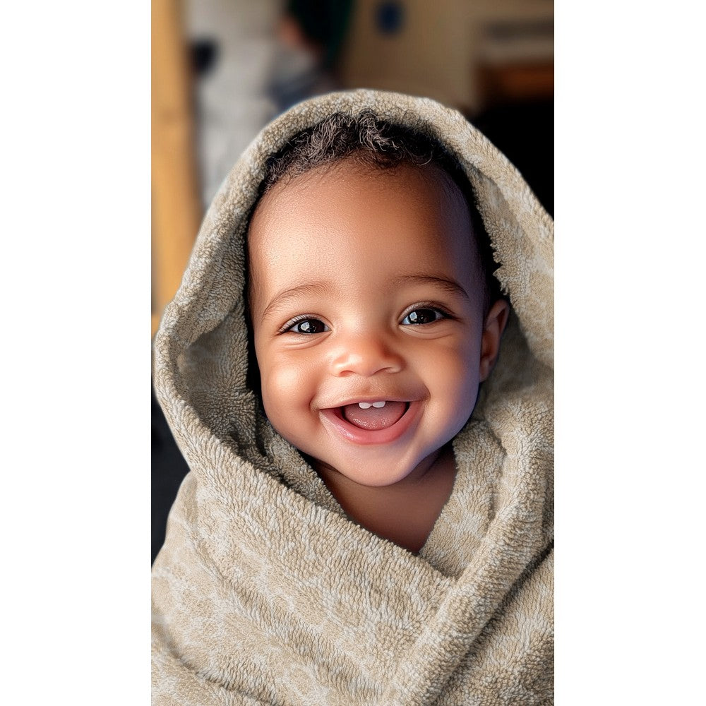 Frottee Baumwolle Strick natural