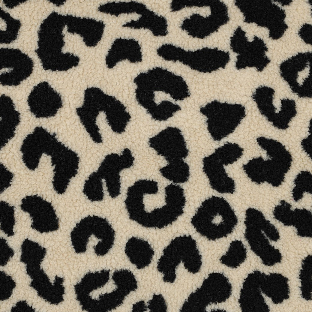 Teddystoff Animal Skin Leo schwarz