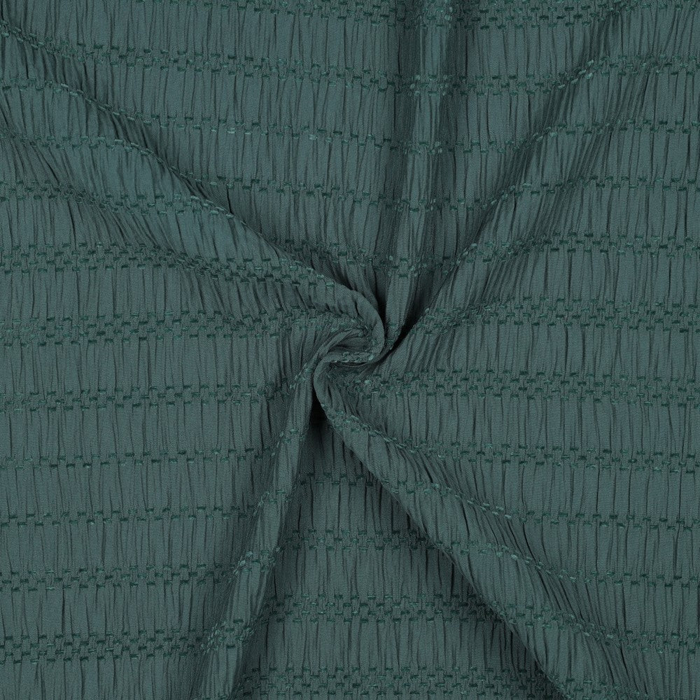 Chenille Jacquard Bluse Streifen salbei