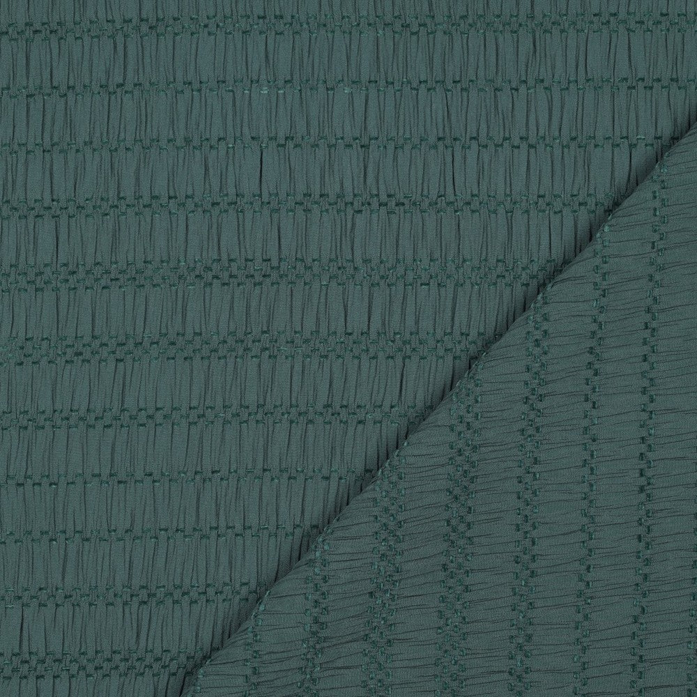 Chenille Jacquard Bluse Streifen salbei