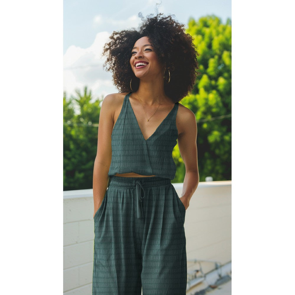 Chenille Jacquard Bluse Streifen beere
