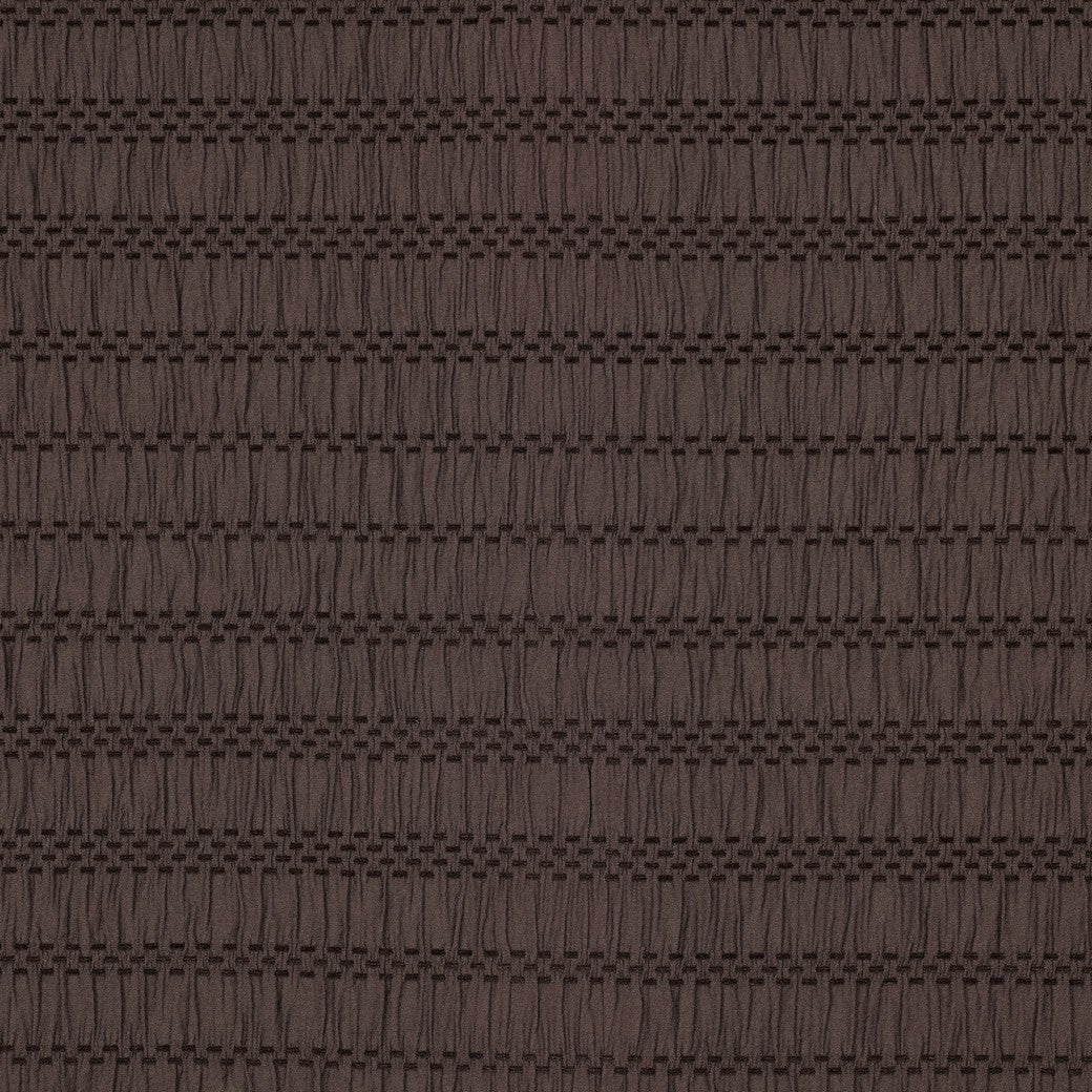 Chenille Jacquard Bluse Streifen braun