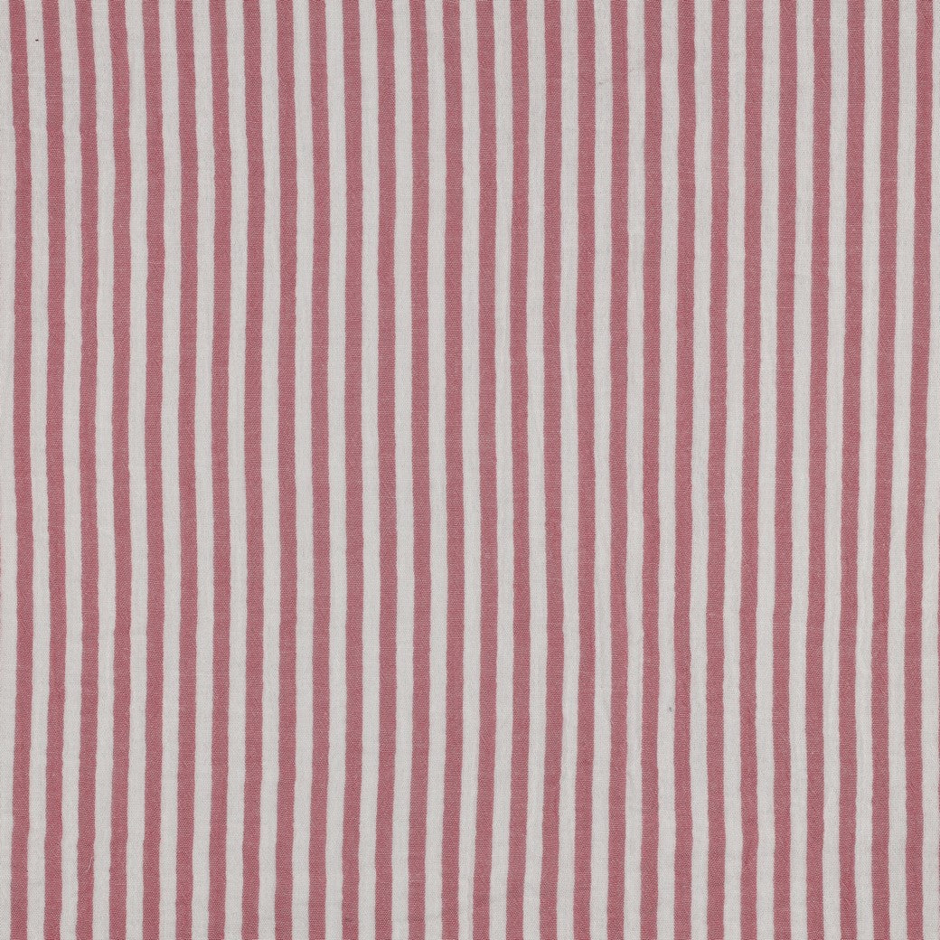Bald erhältlich - Musselin garngefärbt Streifen rose weiß
