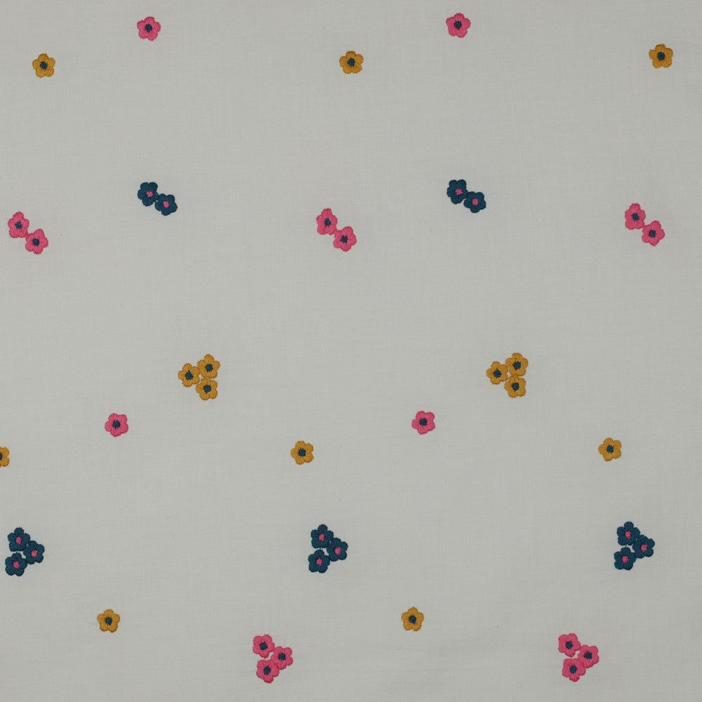 Baumwolle Voile bestickt Blumen