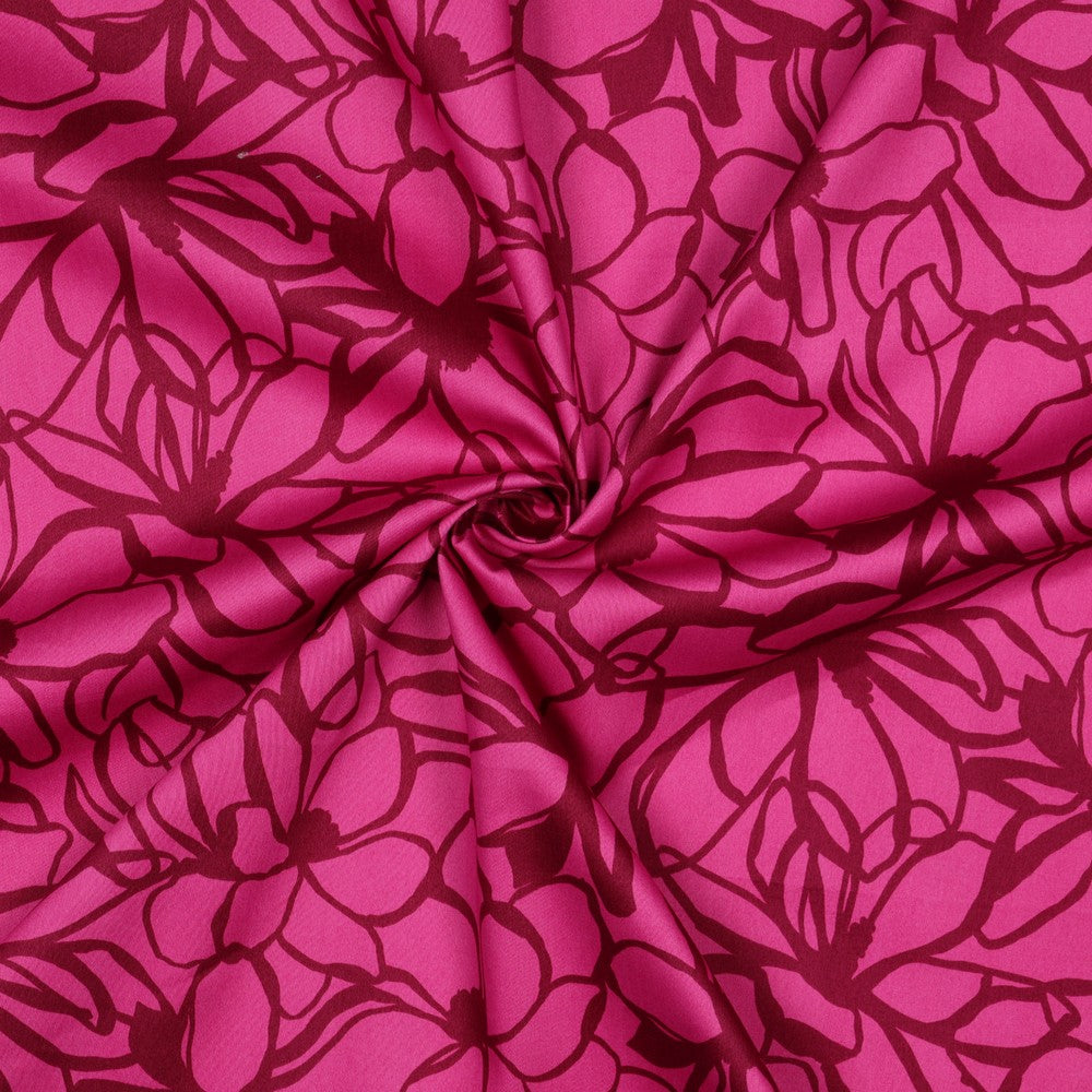 Baumwollsatin MAGNOLIA Nerida Hansen pink