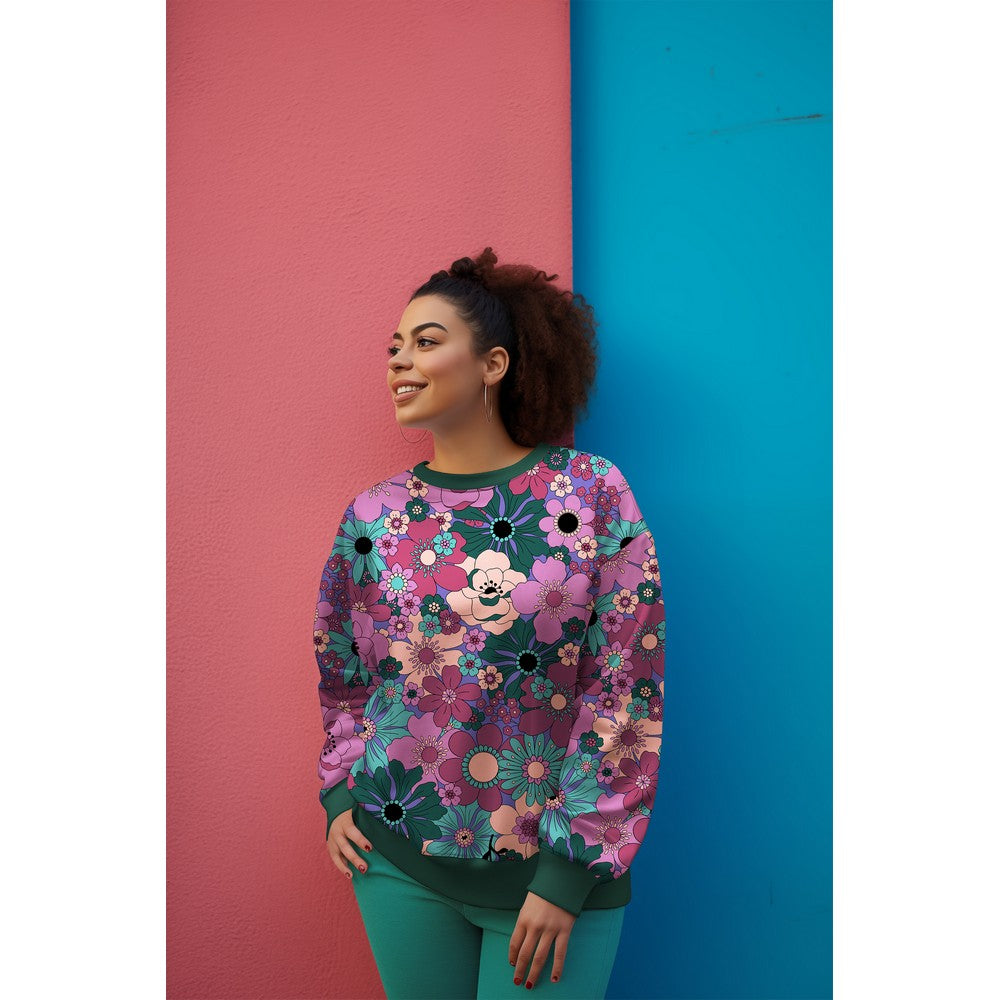 Sweat BLOMSTER Nerida Hansen dark green