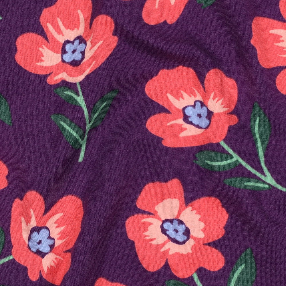 Sweat Soft Flowers bordeaux