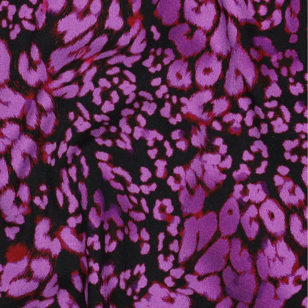 Rosella Stretch digital Animal Skin lila schwarz