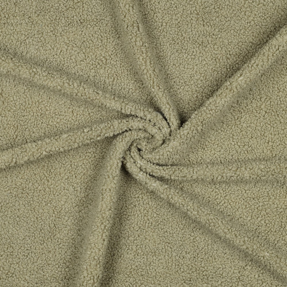 Teddystoff Plüsch old green