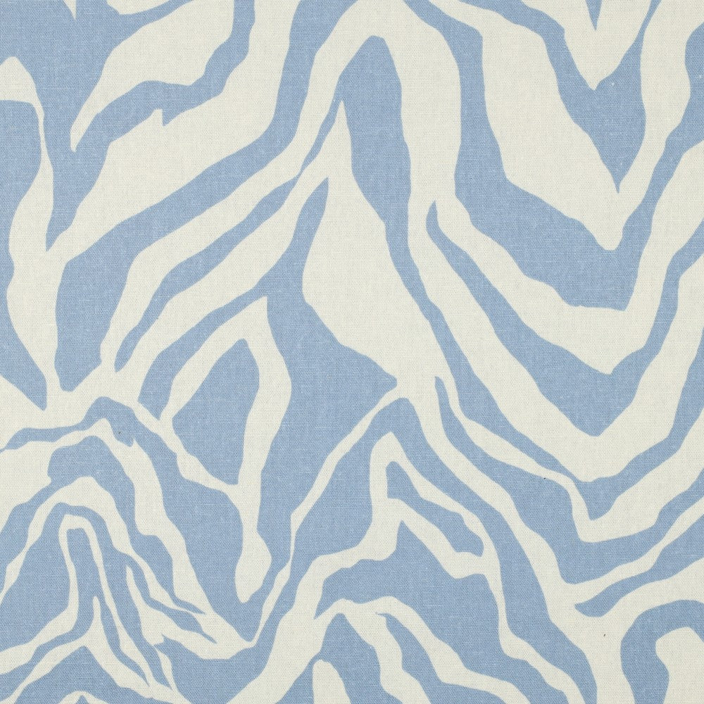 Leinen Viskose Animalskin jeansblau hell