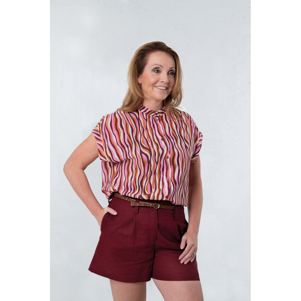 Leinen washed waldgrün