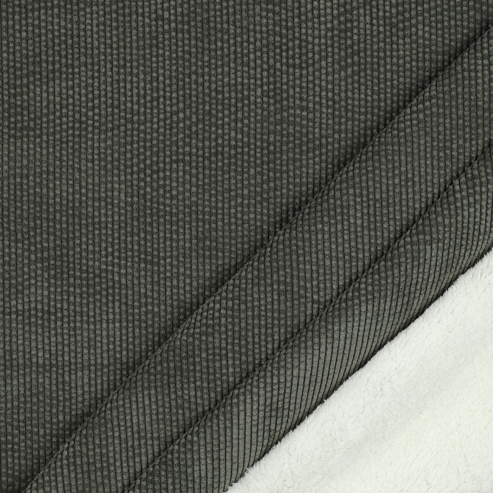 Cord Fell Double sided moosgrün
